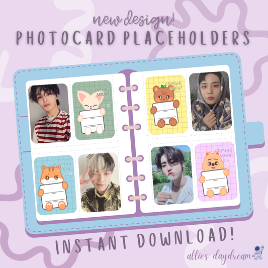 Aniteez Missing Photocard Placehold Card (Digital File)