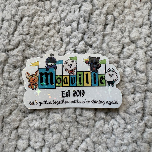 TXT Ppulbatu Moaville Fandom Holographic Sticker