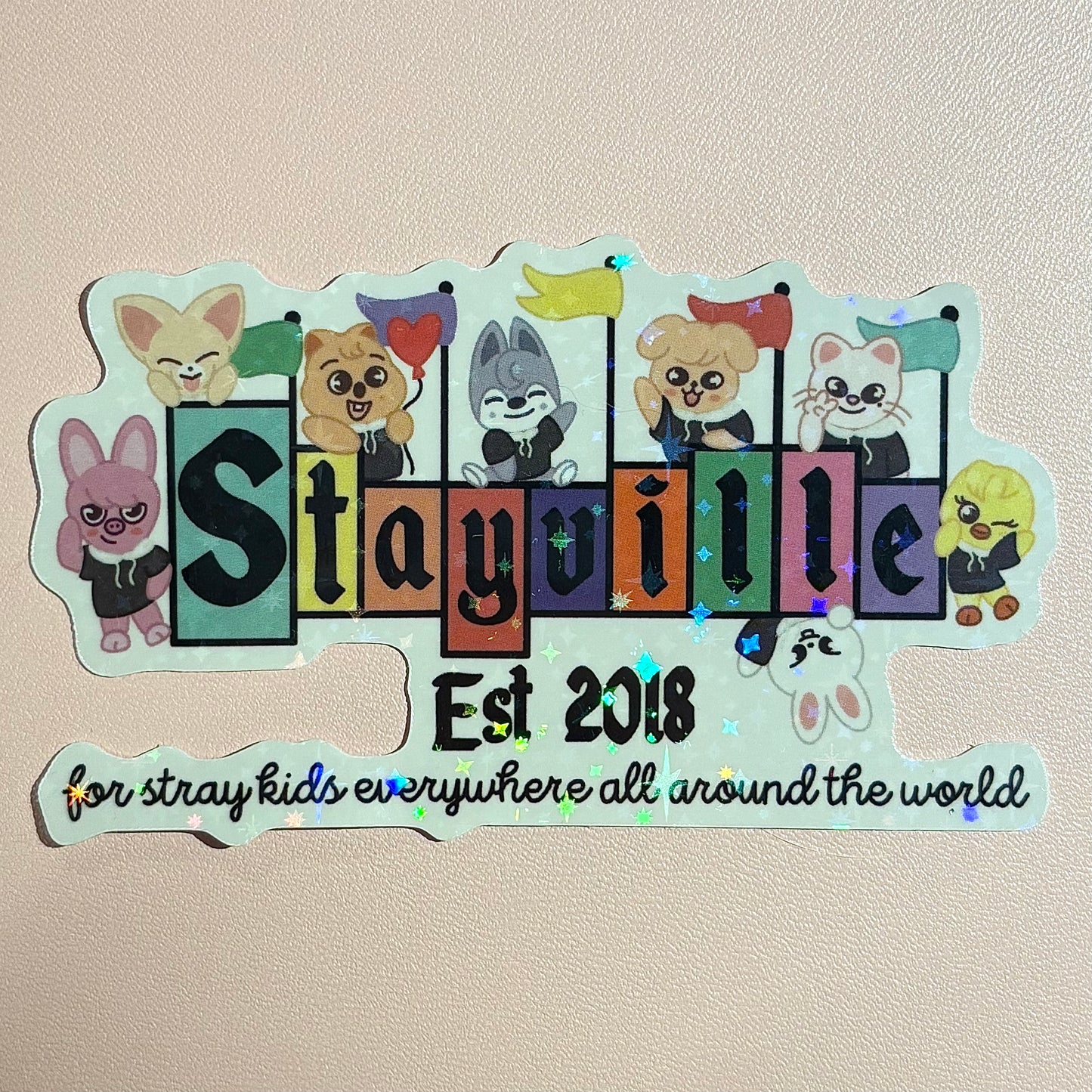 Stray Kids SKZOO Stayville Holographic Sticker