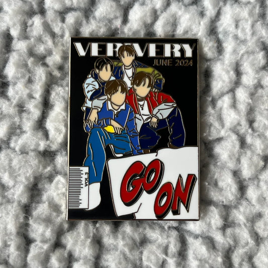 VeriVery Go On Fanmeet Tour Enamel Pin